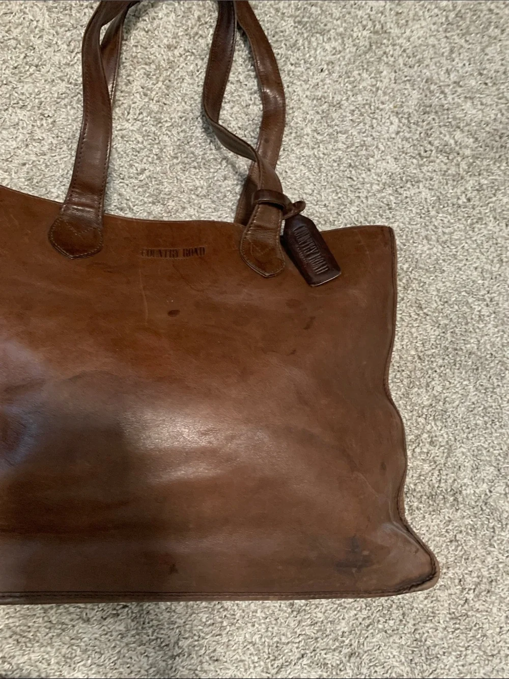 Vintage genuine leather